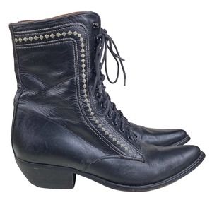 Vintage Y2K Guess X George’s Marciano Black Western Ankle Boot Size US 7.5